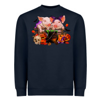 Navy halloween pigs Heavyweight Sweatshirt - RanaPortraitStore