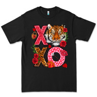Black xoxo with tiger Premium Tee - NancyCooperArtShop