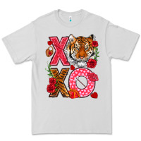 Dove Grey xoxo with tiger Premium Tee - NancyCooperArtShop