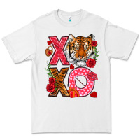 White xoxo with tiger Premium Tee - NancyCooperArtShop