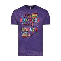 Cloud Purple my holidays are all booked up Vintage Tee - MaliasSmallBusiness