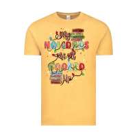 Vintage Mustard my holidays are all booked up Vintage Tee - MaliasSmallBusiness