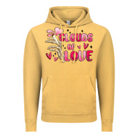 Vintage Mustard clouds of love Vintage Hoodie - MaliasSmallBusiness