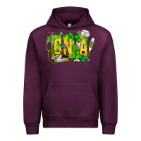 Mauve Wine St. Patricks Day Cna Urban Hoodie - CowhideDigitalArt