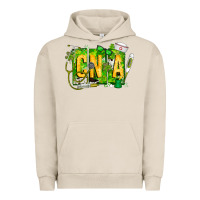 Pigment French Oak St. Patricks Day Cna Urban Hoodie - CowhideDigitalArt
