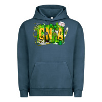 Pigment Midnight Navy St. Patricks Day Cna Urban Hoodie - CowhideDigitalArt