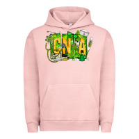 Pigment Salmon St. Patricks Day Cna Urban Hoodie - CowhideDigitalArt