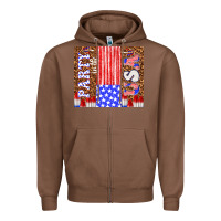 Chestnut party in the usa Zipper Hoodie - TumblerDesignByShophia