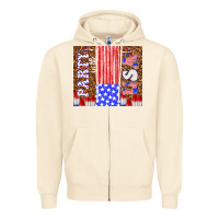 Sandshell party in the usa Zipper Hoodie - TumblerDesignByShophia