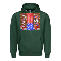 Sports Green party in the usa Zipper Hoodie - TumblerDesignByShophia