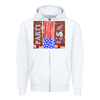 White party in the usa Zipper Hoodie - TumblerDesignByShophia