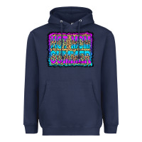 Navy Hot Mom Summer Leopard Heavyweight Hoodie - CowCowDesign