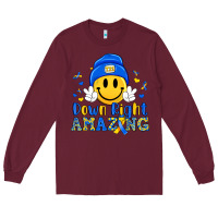 Burgundy down right amazing Long Sleeve Tee - Artiststas