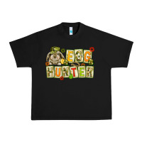 Black Egg hunter with camouflage plate letters Urban Heavy Tee - NancyCooperArtShop