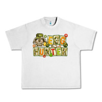 Lunar Rock Egg hunter with camouflage plate letters Urban Heavy Tee - NancyCooperArtShop