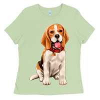 Matcha beagle Ladies Tee - Artiststas