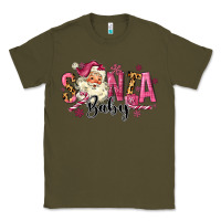 Army Green Santa Baby Pink Christmas Classic Tee - MaliasSmallBusiness