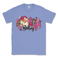 Colony Blue Santa Baby Pink Christmas Classic Tee - MaliasSmallBusiness