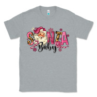 Heather Grey Santa Baby Pink Christmas Classic Tee - MaliasSmallBusiness