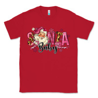 Red Santa Baby Pink Christmas Classic Tee - MaliasSmallBusiness