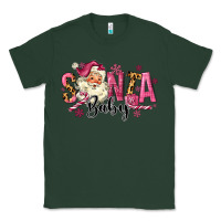 Sports Green Santa Baby Pink Christmas Classic Tee - MaliasSmallBusiness