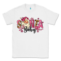 White Santa Baby Pink Christmas Classic Tee - MaliasSmallBusiness