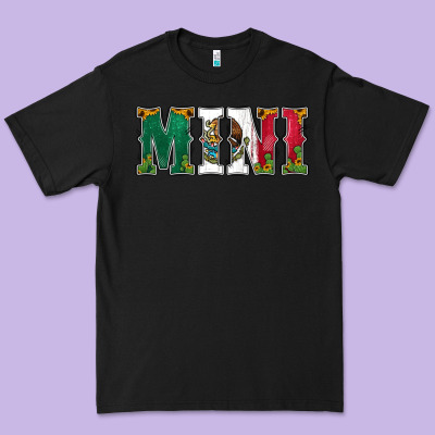 Mexican Flag Mini Premium Tee Designed By Jasminsmagicworld