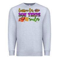 Heather Grey laissez les bon temps rouler olivia  (1) Premium Sweatshirt - OliviaCreatesArt