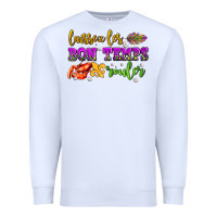 White laissez les bon temps rouler olivia  (1) Premium Sweatshirt - OliviaCreatesArt