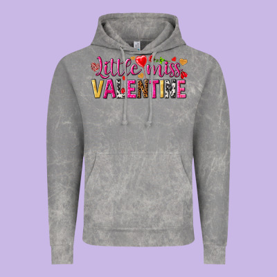 Little Miss Valentine Vintage Hoodie Designed By Nancycooperartshop