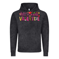 Vintage Black little miss valentine Vintage Hoodie - NancyCooperArtShop
