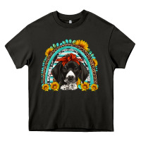 Asphalt german shorthaired pointer western rainbow Heavy Core Tee - Artiststas