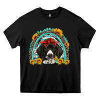 Black german shorthaired pointer western rainbow Heavy Core Tee - Artiststas