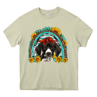 Mossy german shorthaired pointer western rainbow Heavy Core Tee - Artiststas