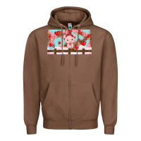 Chestnut cute pig Zipper Hoodie - TumblerDesignByShophia