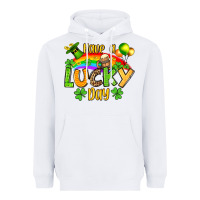 White St. Patrick's Have a lucky day Heavyweight Hoodie - OliviaCreatesArt