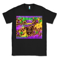 Black highland cow mardi gras tumbler Classic Tee - JahusDesignShop
