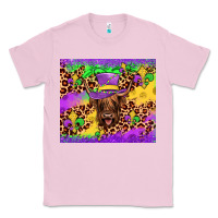 Bubblegum Pink highland cow mardi gras tumbler Classic Tee - JahusDesignShop