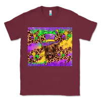 Burgundy highland cow mardi gras tumbler Classic Tee - JahusDesignShop