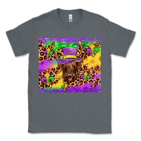 Charcoal Heather highland cow mardi gras tumbler Classic Tee - JahusDesignShop