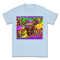 Dusty Blue highland cow mardi gras tumbler Classic Tee - JahusDesignShop