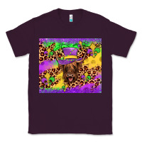 Plum highland cow mardi gras tumbler Classic Tee - JahusDesignShop