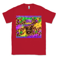 Red highland cow mardi gras tumbler Classic Tee - JahusDesignShop