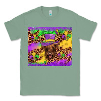 Sage highland cow mardi gras tumbler Classic Tee - JahusDesignShop