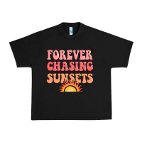 Black forever chasing sunsets Urban Heavy Tee - JahusDesignShop