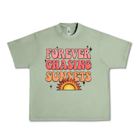 Oil Green forever chasing sunsets Urban Heavy Tee - JahusDesignShop