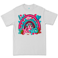 Dove Grey xo xo rainbow valentine Premium Tee - NancyCooperArtShop