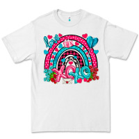 White xo xo rainbow valentine Premium Tee - NancyCooperArtShop