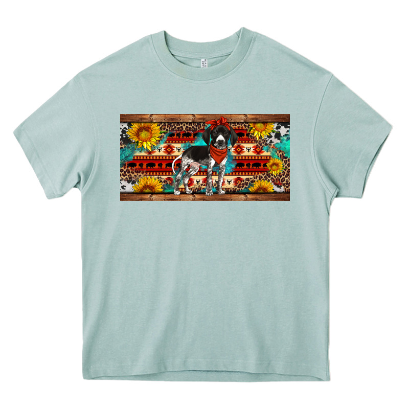 German Shorthaired Pointer License Plate Heavy Core Tee by Artiststas | Teevron