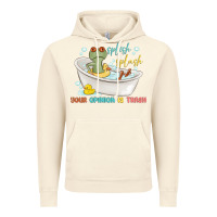 Vintage Artic splash splash your opinion is trash Vintage Hoodie - MaliasSmallBusiness